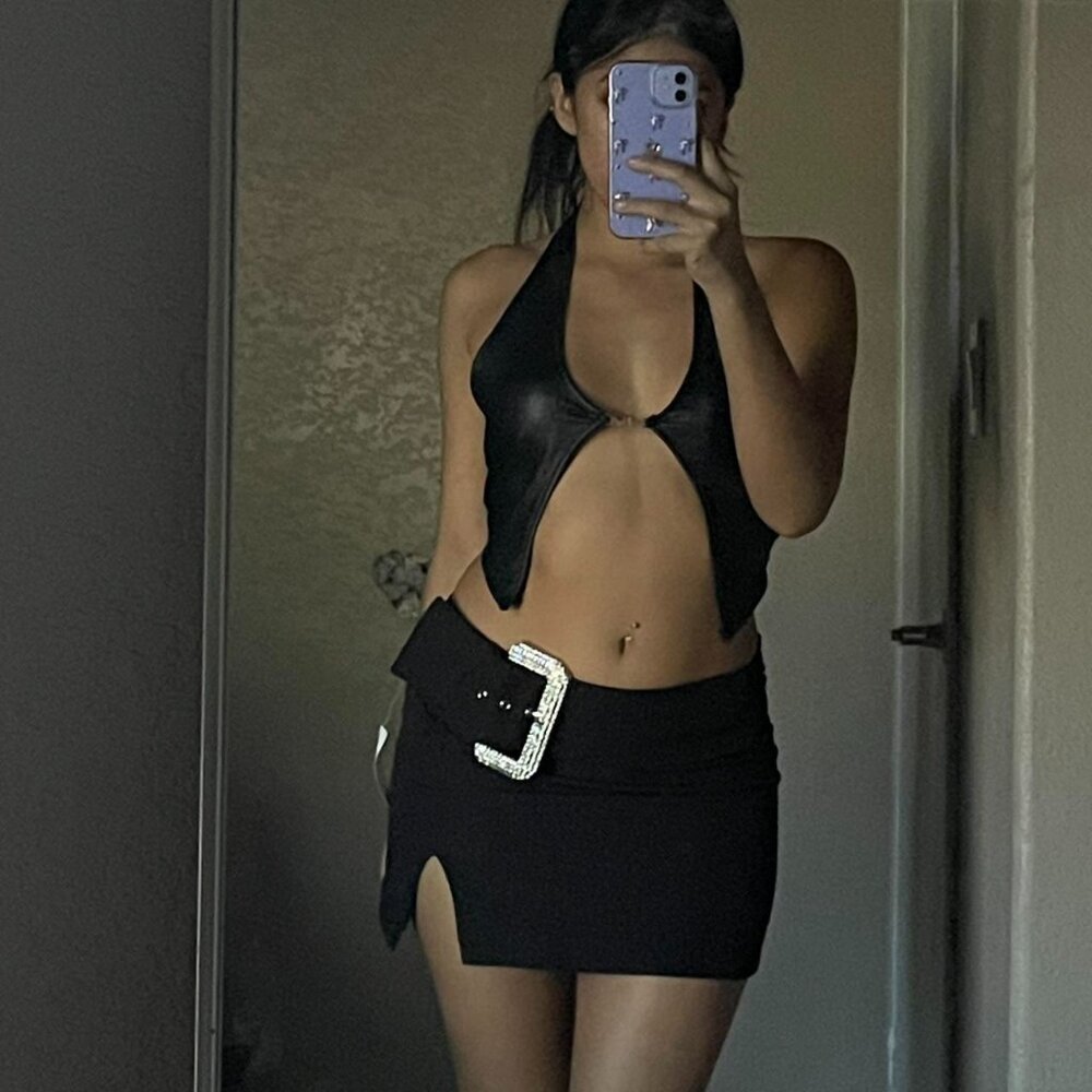 Forever 21 Women's Black Skirt